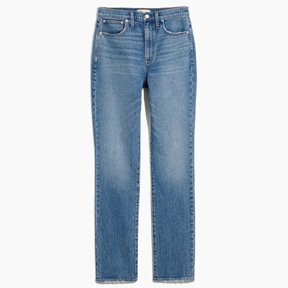 Madewell medium light wash The High Rise Slim Boy Jean size 25 EUC - Picture 1 of 10